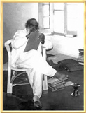 Kirpal Singh arbeitend
